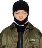 Comme des Garçons Homme Black Lambswool Balaclava