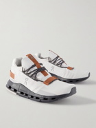 ON - Cloudnova Mesh and Neoprene Running Sneakers - White
