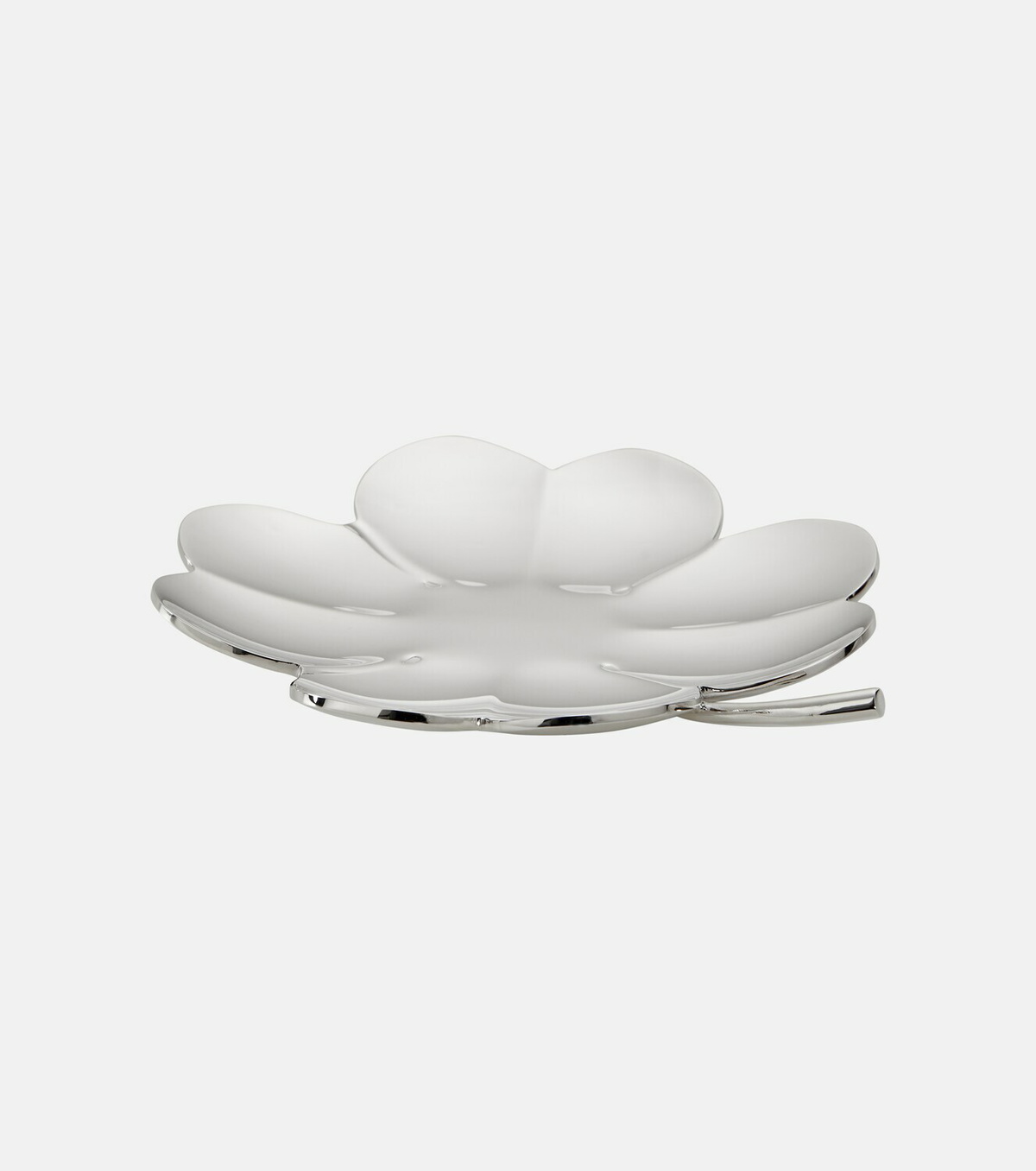 Christofle L'Herbier Clover silver-plated bowl