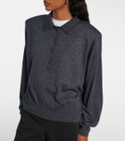 The Frankie Shop Croydon wool-blend polo sweater