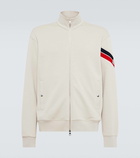 Moncler Cotton-blend zip-up sweater