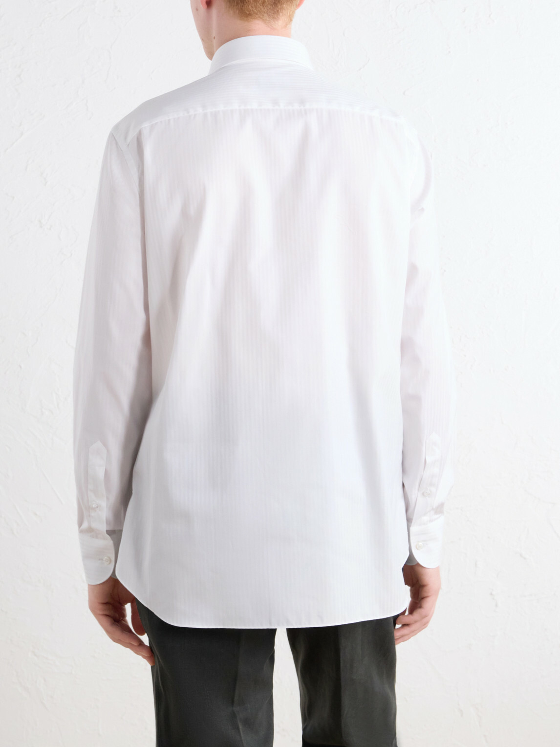Brioni - William Striped Cotton-Twill Shirt - White
