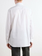 Brioni - William Striped Cotton-Twill Shirt - White
