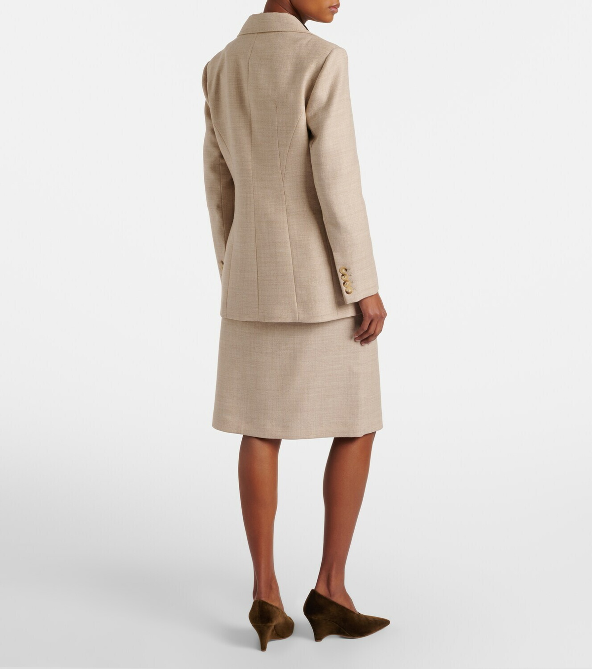 Joseph Duggan virgin wool midi skirt
