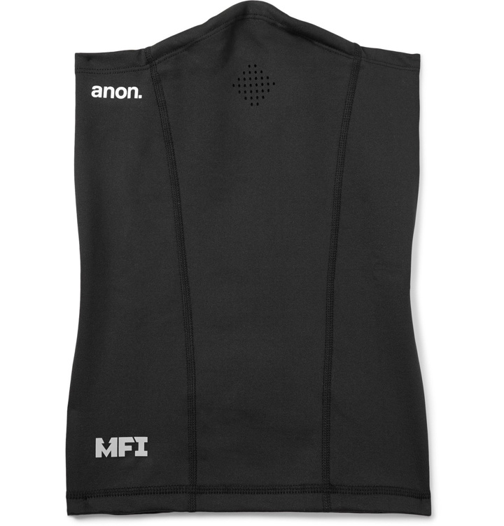 Photo: Anon - MFI Goggle-Compatible Fleece-Back Stretch-Jersey Neck Warmer - Black