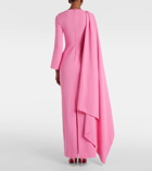 Solace London Lydia draped gown