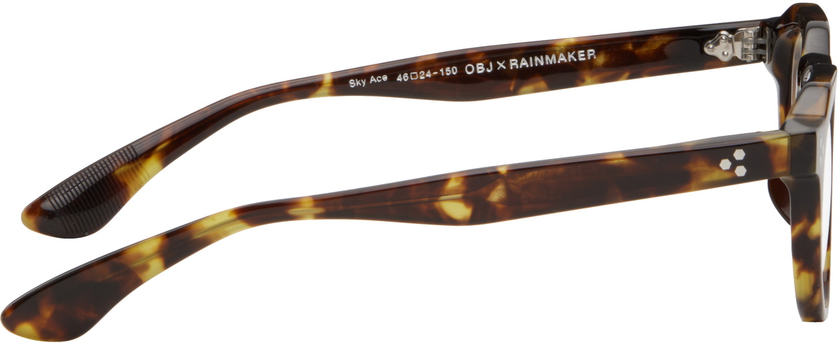RAINMAKER KYOTO Brown OBJ Edition Crown Panto Glasses