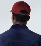 Tom Ford TF leather-trimmed canvas baseball cap
