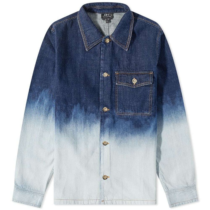 Photo: A.P.C. Men's A.P.C Pierre Denim Jacket in Bleached Out