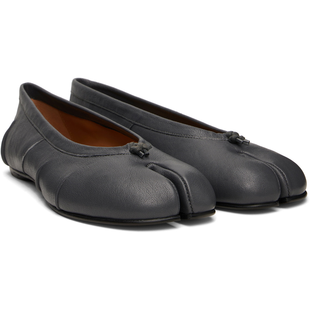 Maison Margiela Gray Tabi Ballerina Flats