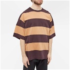 Dries Van Noten Men's Hein Bold Striped T-Shirt in Auber