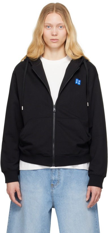 Photo: ADER error Black Sig; TRS Tag 01 Zip-Up Hoodie