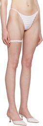 DU CIEL SSENSE Exclusive Bridal Capsule Fleur String Thong