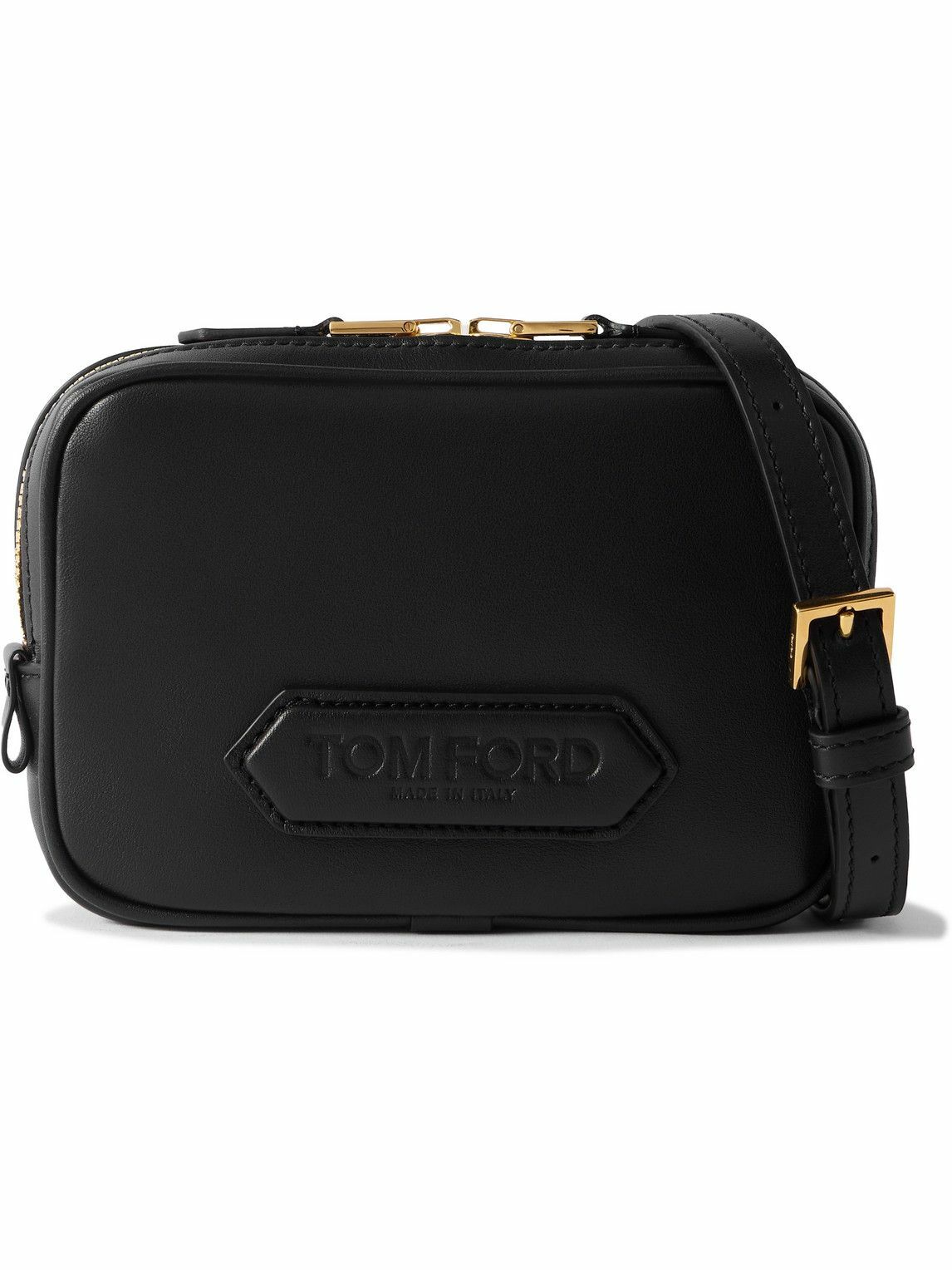 TOM FORD - Large Full-Grain Leather Messenger Bag TOM FORD