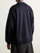 Dries Van Noten - Oversized Cotton-Jersey Sweatshirt - Blue