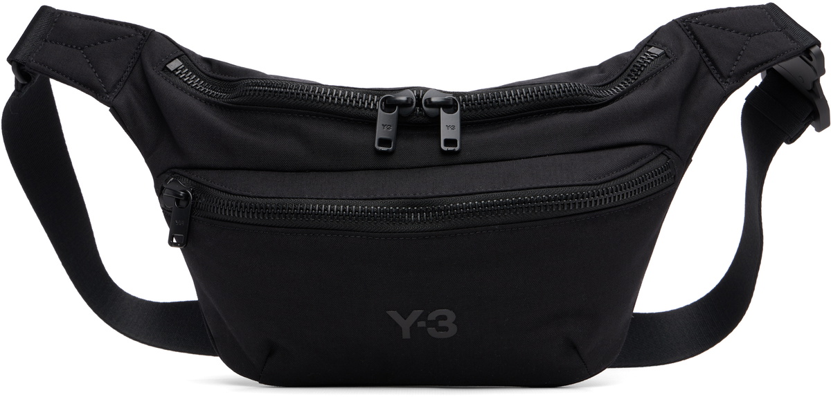 Y-3 Black Real Madrid Edition Crossbody Belt Bag Y-3