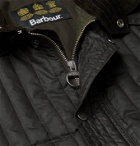 Barbour Gold Standard - Supa-Convertible Padded Quilted Waxed-Cotton Jacket - Black