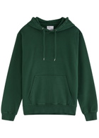 Colorful Standard Hooded Cotton Sweatshirt Dark Green
