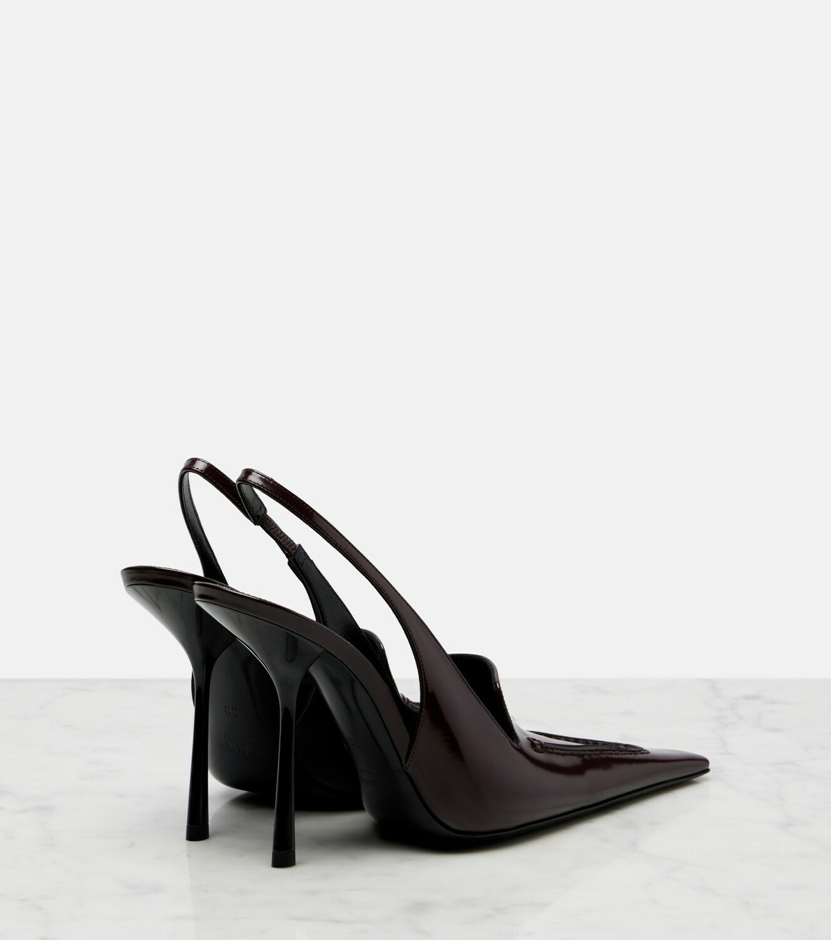 Saint Laurent Voltaire leather slingback pumps