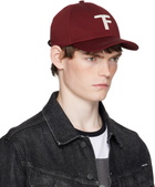 TOM FORD Red Brushed Cotton Cap