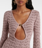 Bananhot Rey knitted cotton-blend minidress