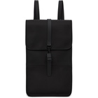 RAINS Black Waterproof Backpack