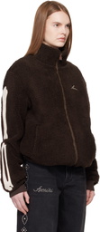 AMIRI Brown Bones Fleece Jacket