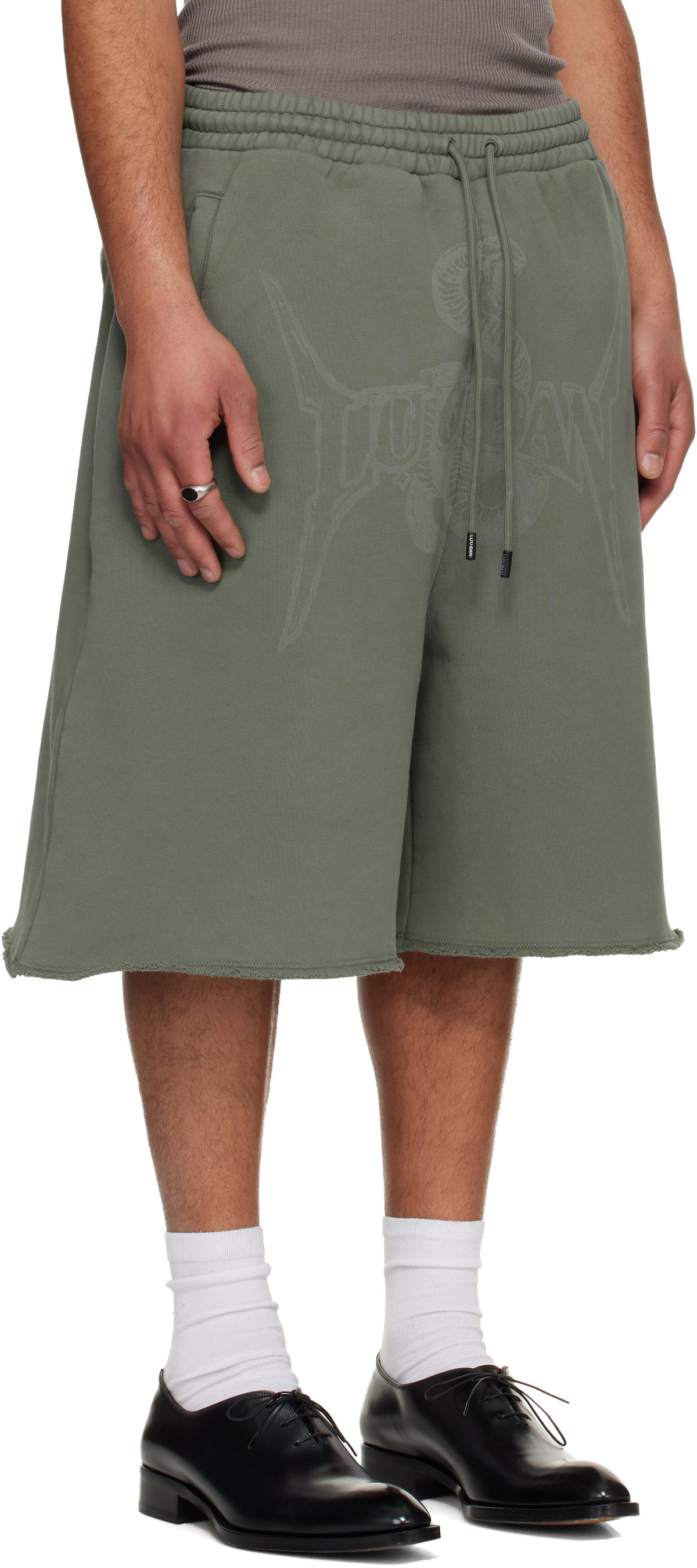 LU'U DAN Green Zoku Shorts