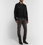 Saint Laurent - Logo-Embellished Wool Sweater - Men - Black