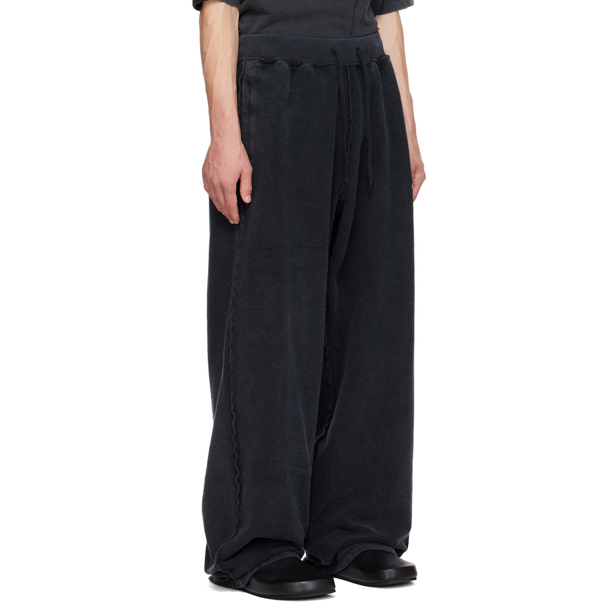 Balenciaga Black Fleece Oversized Sweatpants
