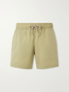 Frescobol Carioca - Salvador Straight-leg Elasticated Swim Shorts - Green