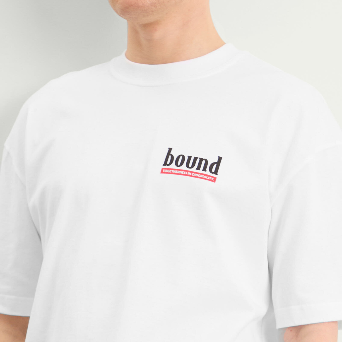 Bound Men's Red Label T-Shirt in White