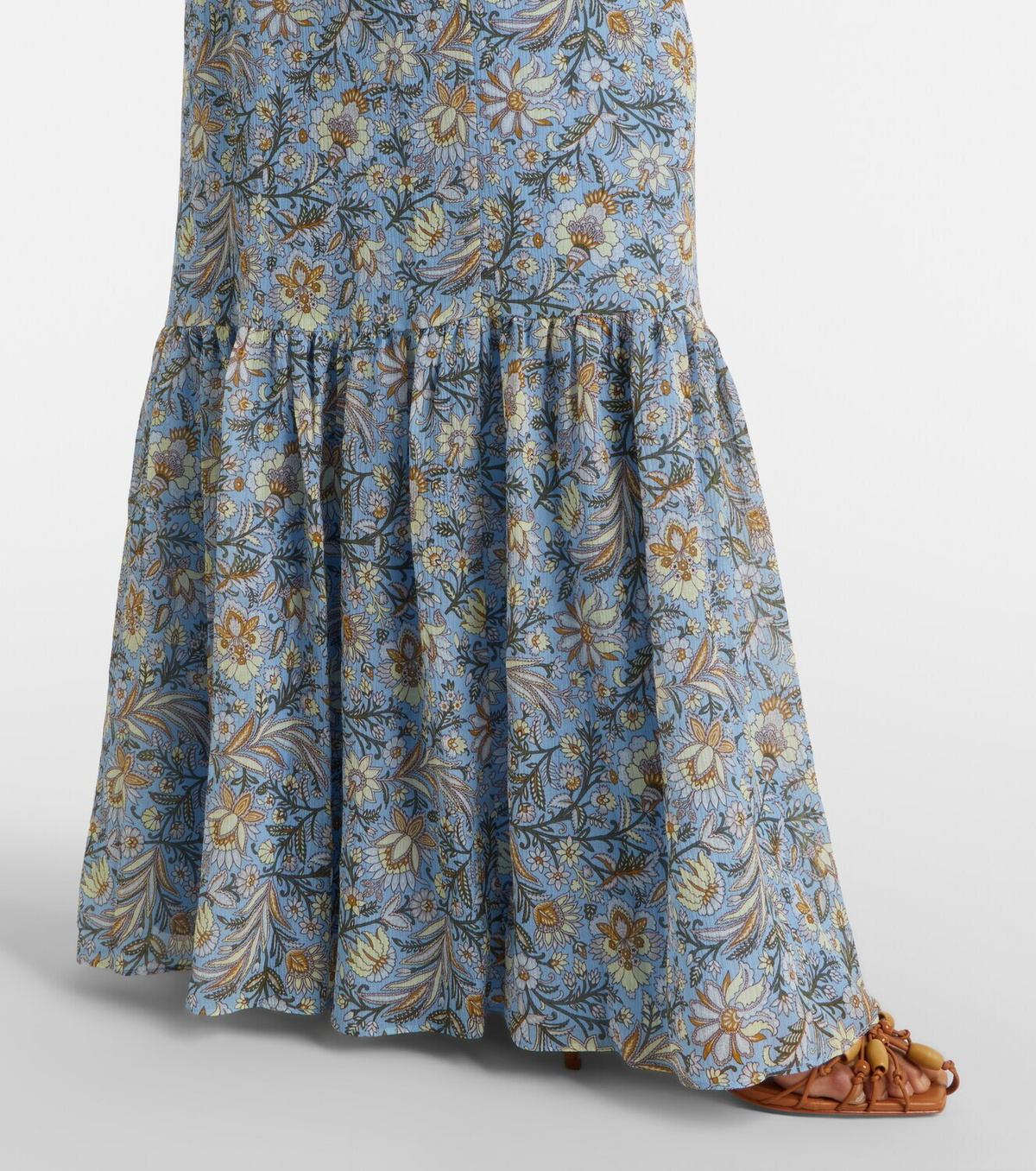 Veronica Beard Clem floral cotton and silk maxi dress