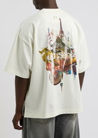 Wooyoungmi Printed Cotton T-shirt Ivory