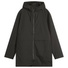 Rains Men's Suva Hardshell Long Jacket in Black