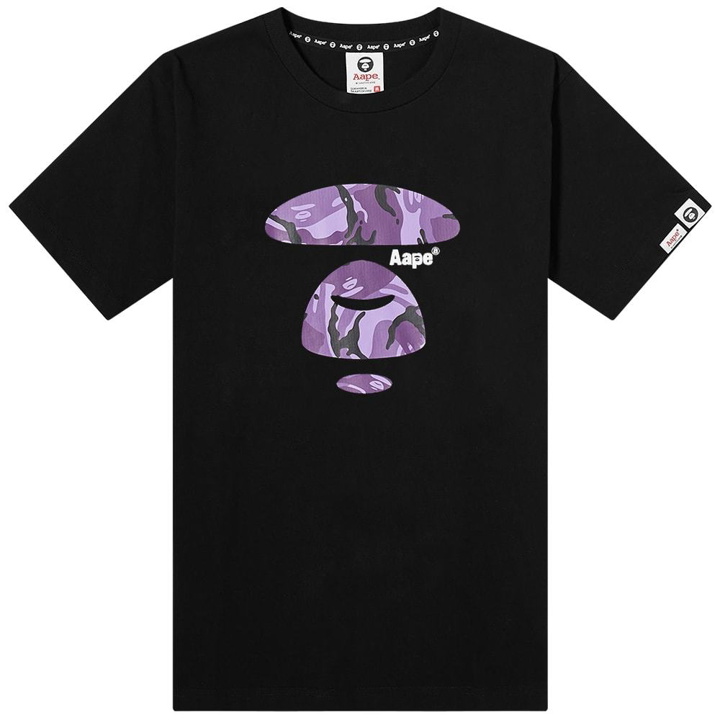 Photo: AAPE AAPE Purple Camo Head Tee