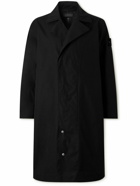 Stone Island - Ghost Logo-Appliquéd Cotton Coat - Black