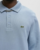 Ribbed Cotton Polo Collar Sweatshirt