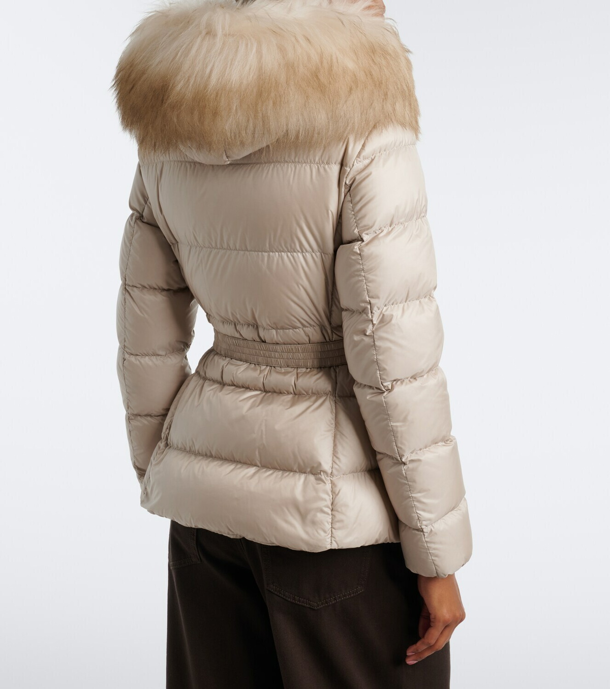 Moncler Boed shearling-trimmed down jacket