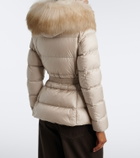 Moncler Boed shearling-trimmed down jacket
