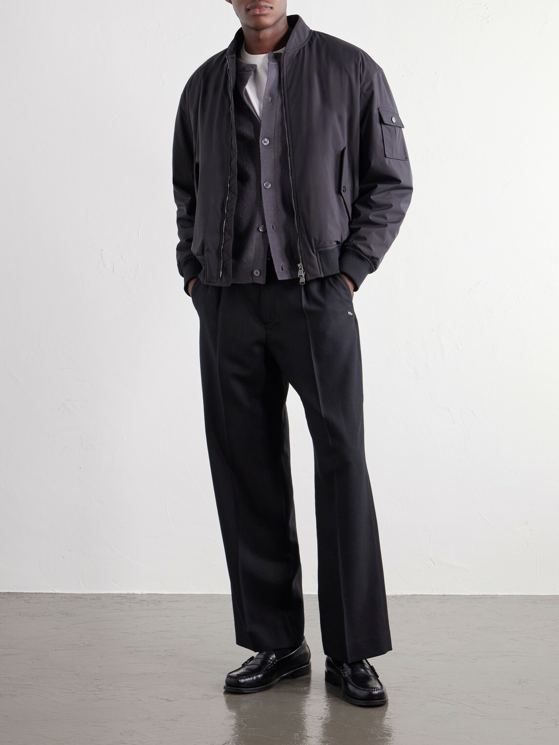 Valstar - Billy Padded Shell Bomber Jacket - Black