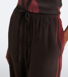 SIR Silk wide-leg pants
