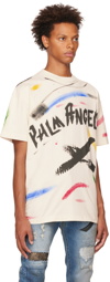 Palm Angels Off-White Brush Strokes T-Shirt