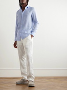 Frescobol Carioca - Antonio Linen Shirt - Blue