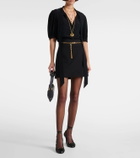 Chloé Wool crêpe miniskirt