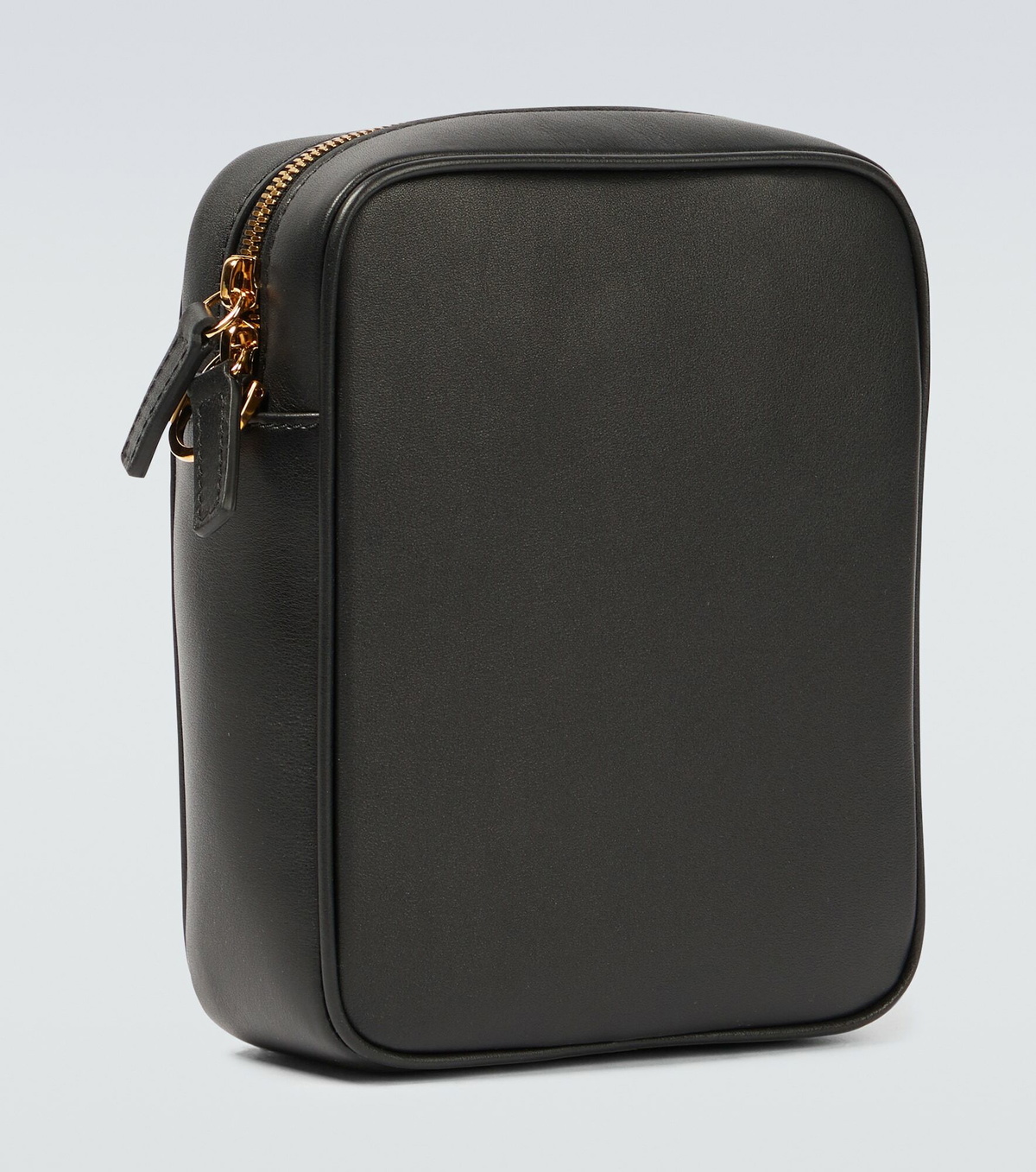 Versace - Medusa embellished leather crossbody bag