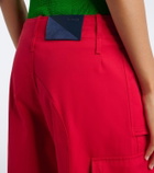 Loewe Cotton and silk cargo pants