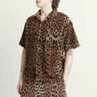 Neighborhood Men's x Hippopotamus Terry Cloth Shirt in Leopard