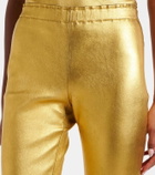 Stouls JP Long flared leather leggings