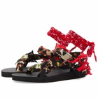 Arizona Love Women's Straps Trekky Sandals in Multi